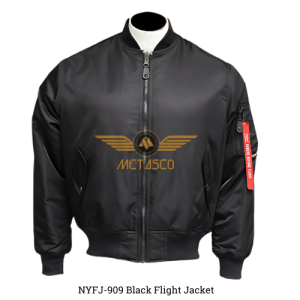 MA-1 Black Bomber Jacket