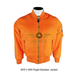 Orange MA-1 Bomber Flight Jackets
