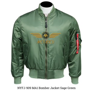Sage Green MA-1 Bomber Jacket